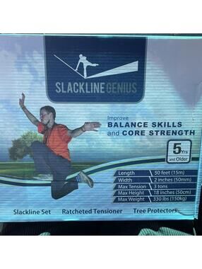 Slackline 50ft slackline genius